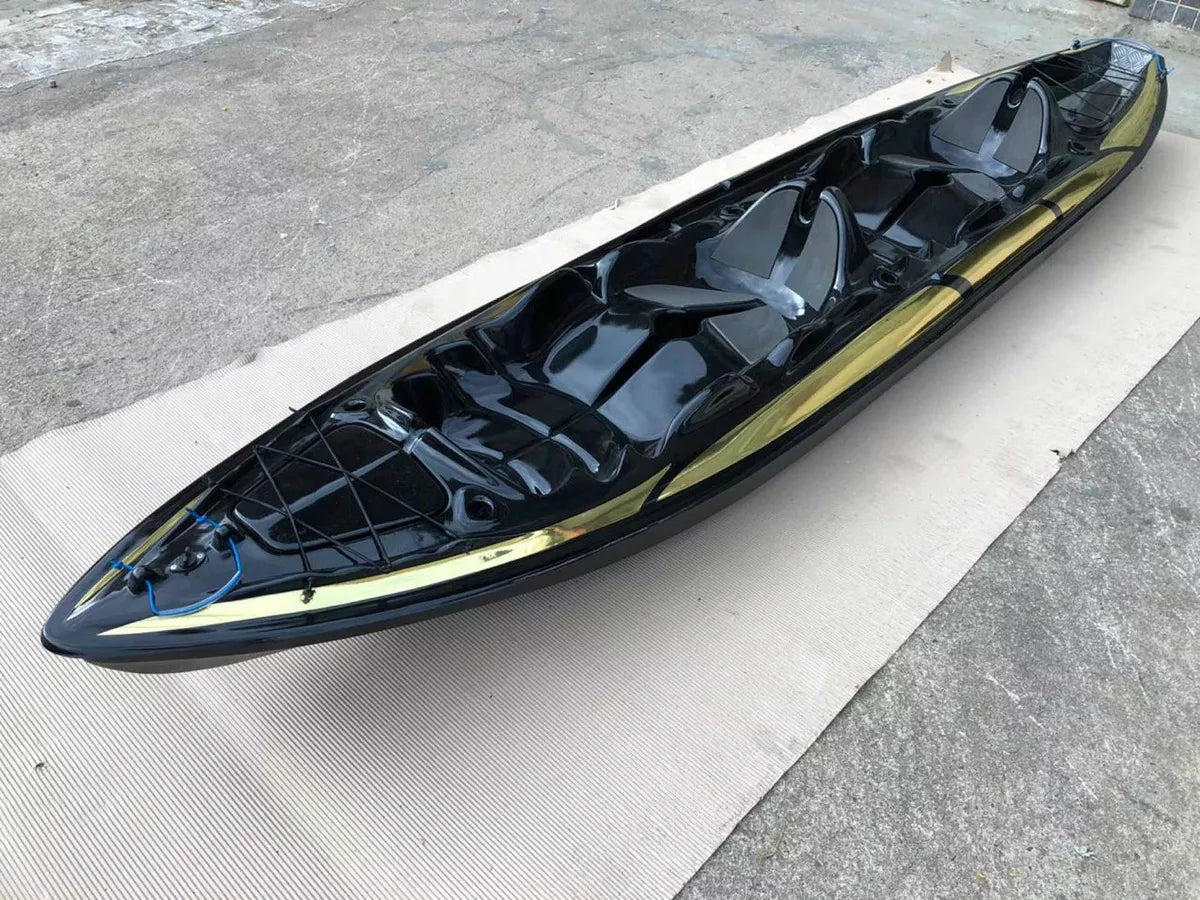 Caiaque Duplo K2 Pró Fibra 2 Lugares + Brinde