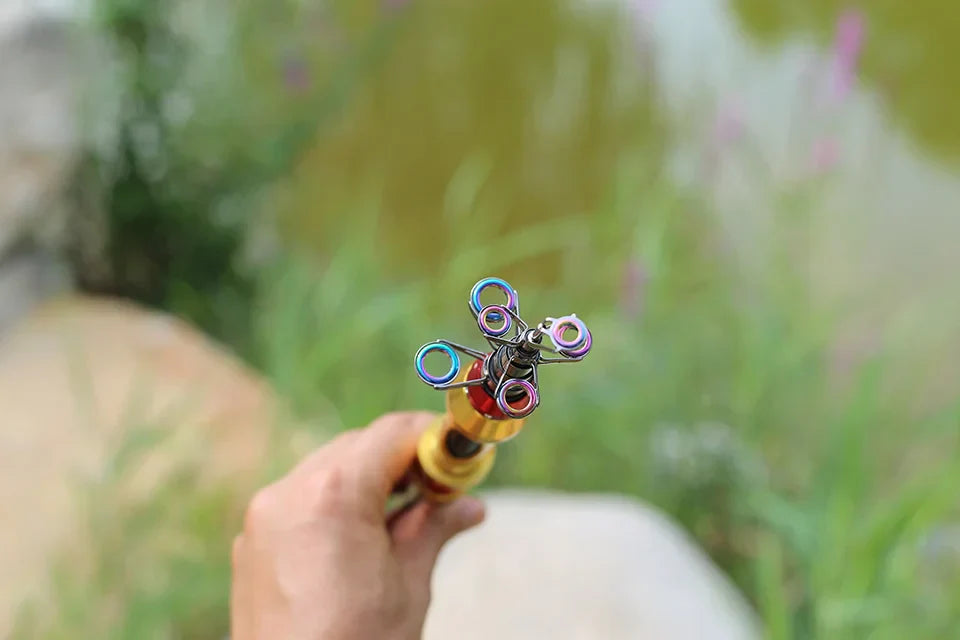 Vara de Pesca Telescópica Yernea 99% Carbono 1.8 até 3.6m