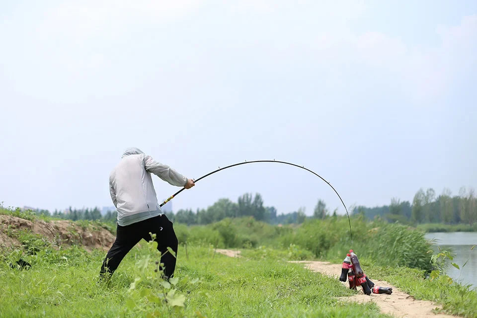 Vara de Pesca Telescópica Yernea 99% Carbono 1.8 até 3.6m
