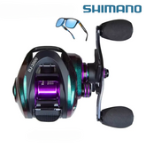 Carretilha Shimano BJ2000 Drag 8kg Recolhimento 7.2:1 + Óculos De Sol Polarizado Grátis