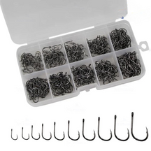 Kit de Anzol 100 ou 500 Unidades de Aço Carbono Flysand