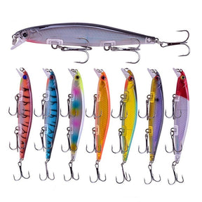 Kit De Isca Artificial 8 - 10 - 18 Peças