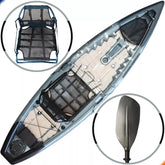 Caiaque De Pesca Tuna Pro - Cadeira Pro - Remo - Hidro2eko