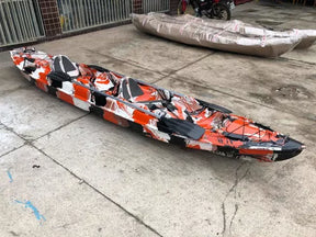 Caiaque Duplo K2 Pró Fibra 2 Lugares