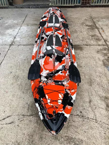 Caiaque Duplo K2 Pró Fibra 2 Lugares