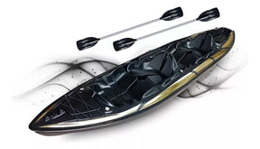 Caiaque Duplo K2 Pró Fibra 2 Lugares + Brinde