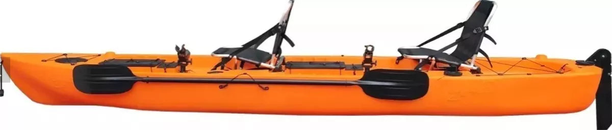 Caiaque Duplo Pesca Mero Com 2 Pedais + Carrinho - Caiaker