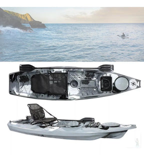 Caiaque Flash Da Milha Náutica Com Remo E Cadeira