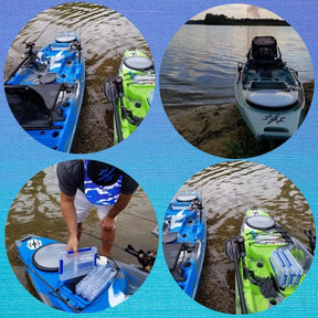 Caiaque Flash Da Milha Náutica Com Remo E Cadeira