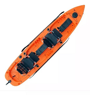 Caiaque Duplo Pesca Mero Com 2 Pedais + Carrinho - Caiaker