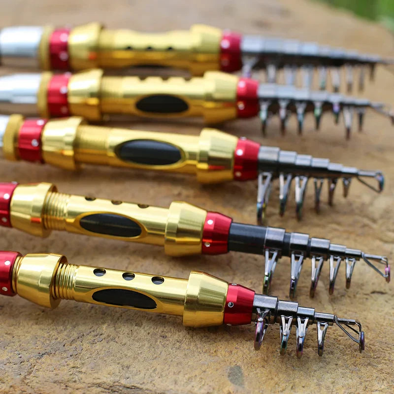 Vara de Pesca Telescópica Yernea 99% Carbono 1.8 até 3.6m