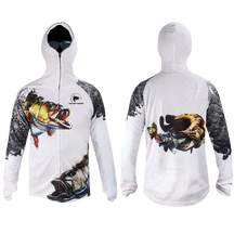 Camisa De Pesca Masculina Com Proteção de Rosto - Proteção Solar Rosto Pescoço Anti-uv Respirável