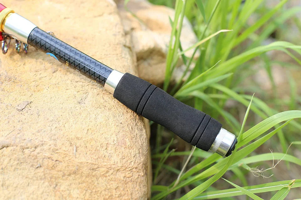 Vara de Pesca Telescópica Yernea 99% Carbono 1.8 até 3.6m