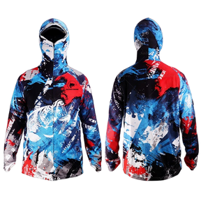 Camisa De Pesca Masculina Com Proteção de Rosto - Proteção Solar Rosto Pescoço Anti-uv Respirável