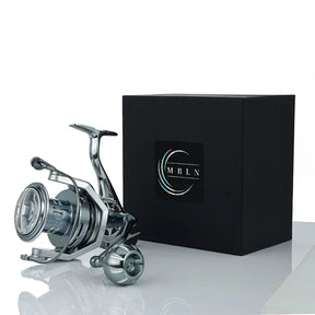Molinete de Pesca MBLN 35kg Drag 90% Metal Super Resistente