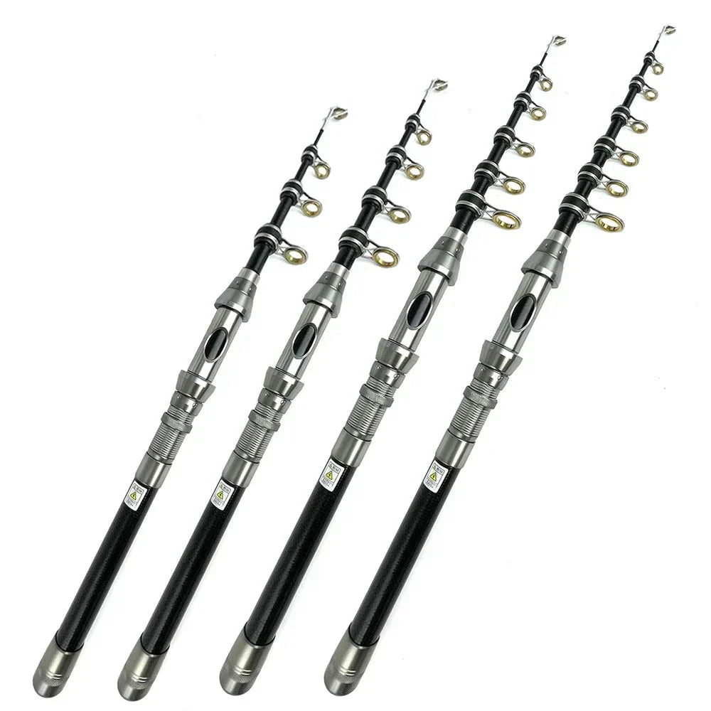 Vara Telescópica Ghotda Fácil Transporte Ação Rápida Cabo Retrátil