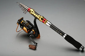 Vara de Pesca Telescópica Yernea 99% Carbono 1.8 até 3.6m