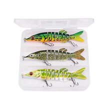 kit Isca Artificial Articulada Trehook Conjunto de 3 e 5 Peças