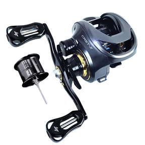 Carretilha SEASIR Cast-X 7.3:1 Recolhimento Drag 8.5KG Carretel Duplo Em Alumínio