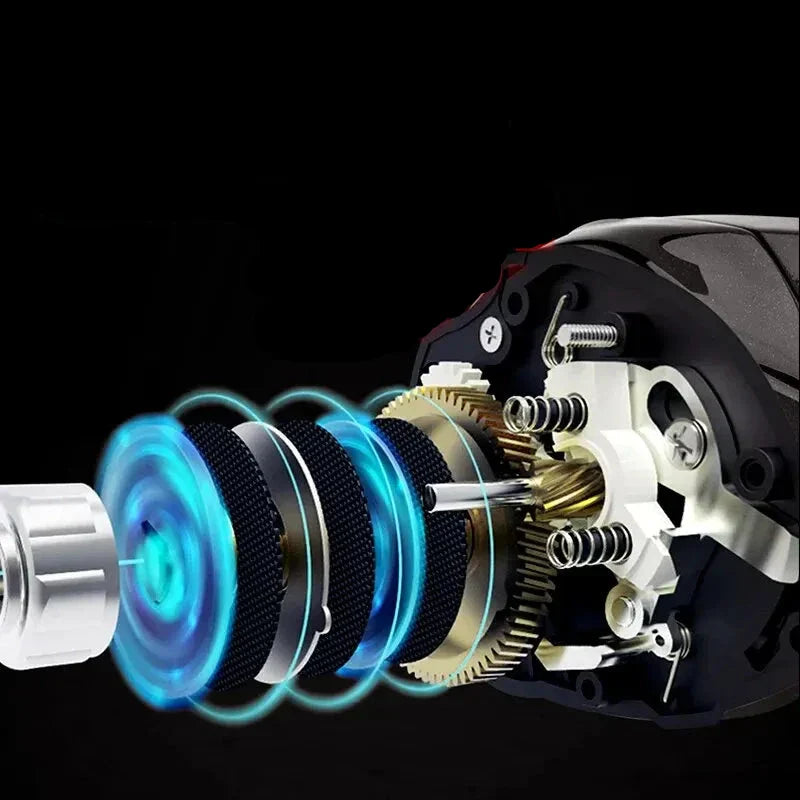 Carretilha SEASIR Cast X2 9KG Drag 7.3:1 De Recolhimento 6+1BB De Rolamento Cerâmico