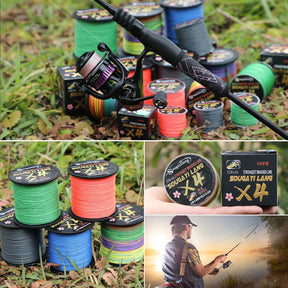Linha Multifilamento Sougayilang 100m / 300m Com 5 Cores